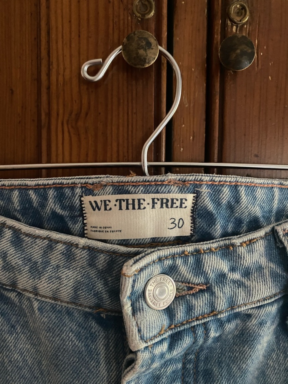 We The Free Relaxed Wide-Leg Jeans - Light Blue Wash - Picture 3 of 11